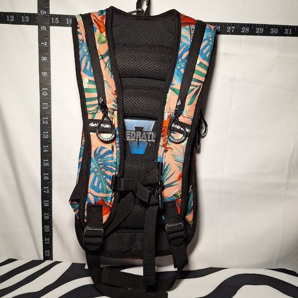 Vibedration Hydration Backpack w/o bladder - Tropical Floral 